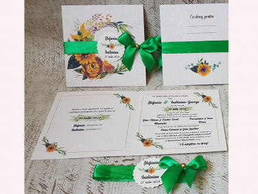 Invitatie de nunta rustica (I)